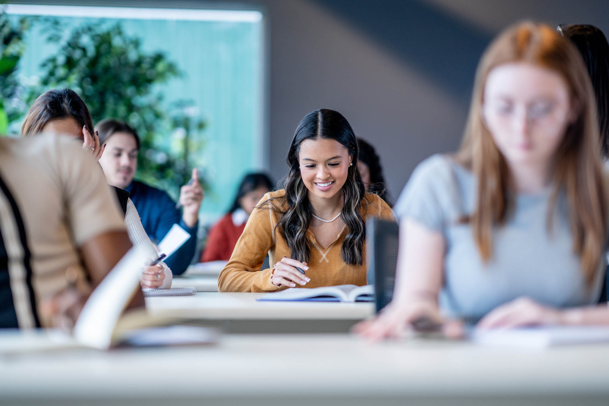 image of students in class