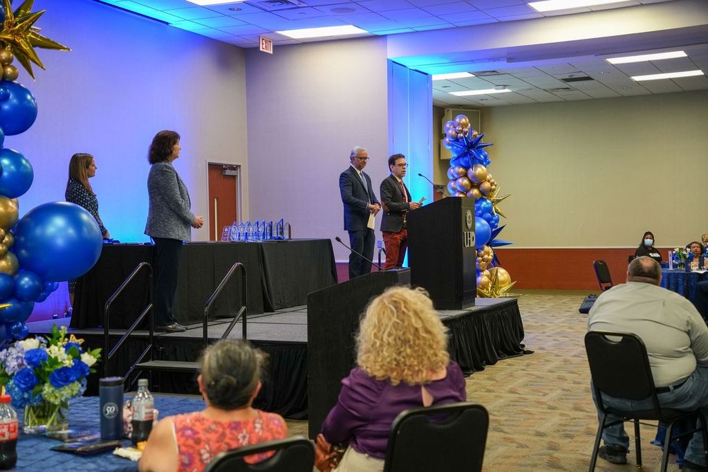 Faculty members at Faculty Awards