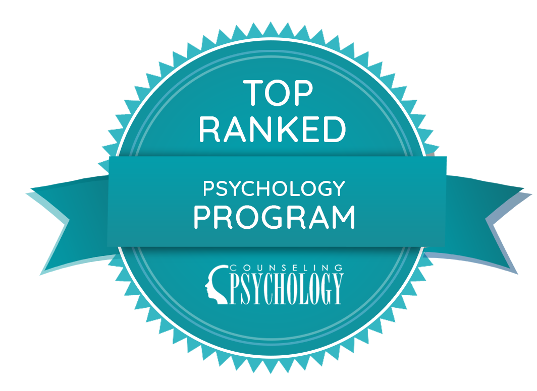 Top Ranked Psychology Program badge from Counseling Psychology