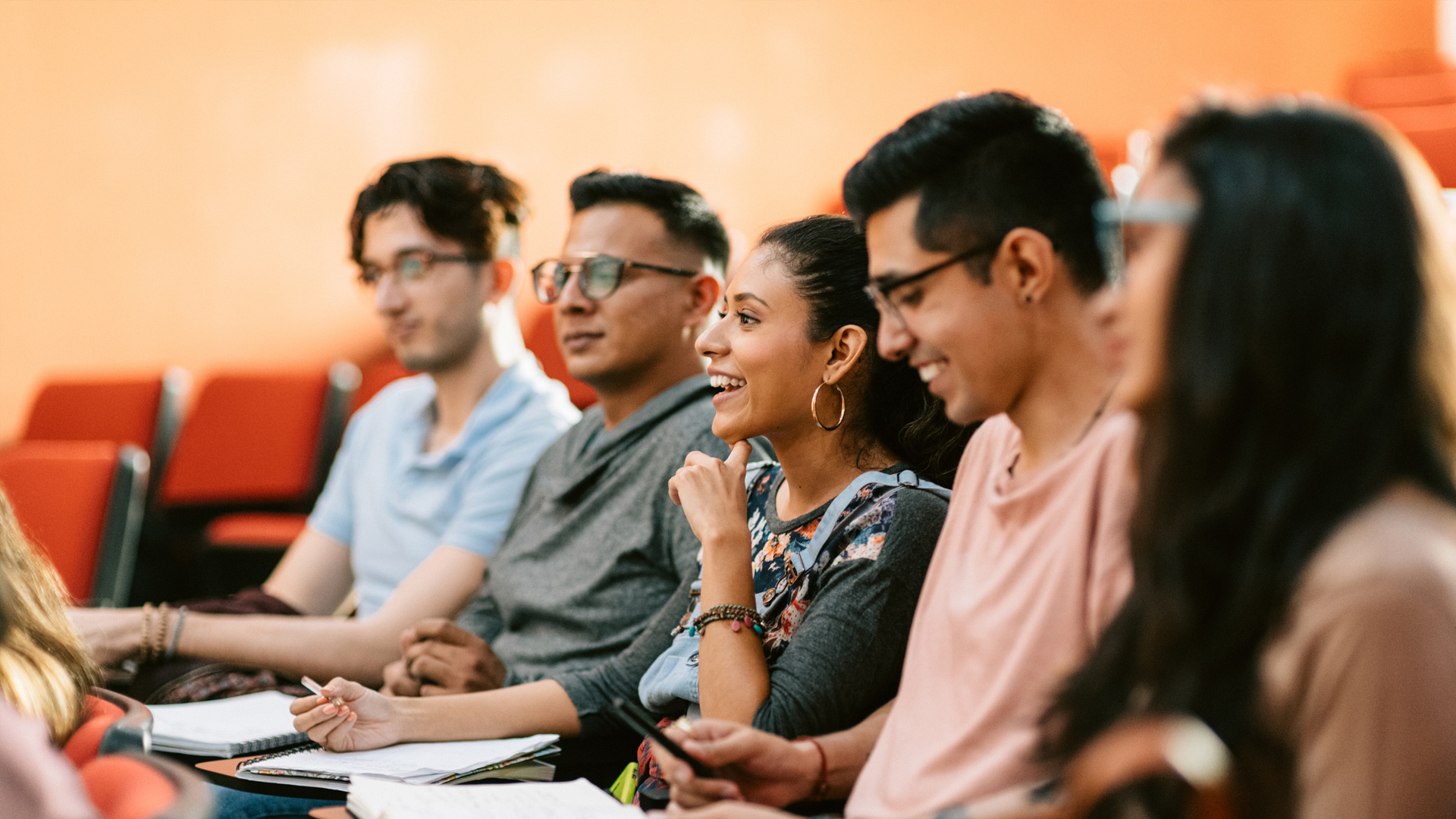 latino and latina students in class
