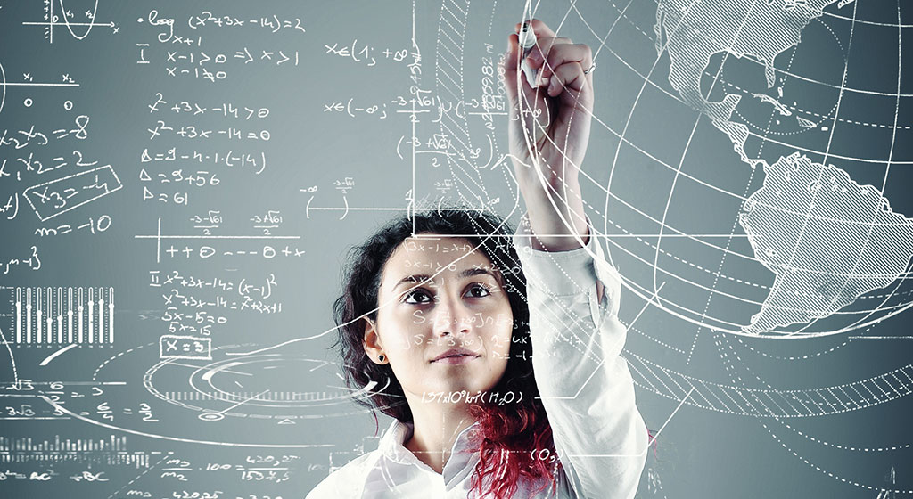 Woman writing on the screen. Woman writing on the screen.