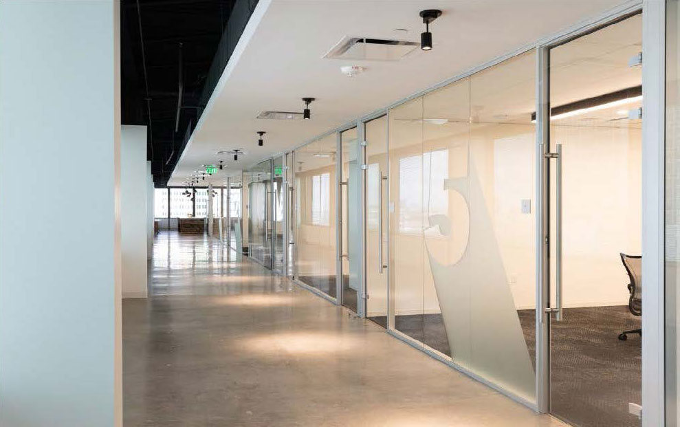 1801 Hallway, offices or study rooms on the right