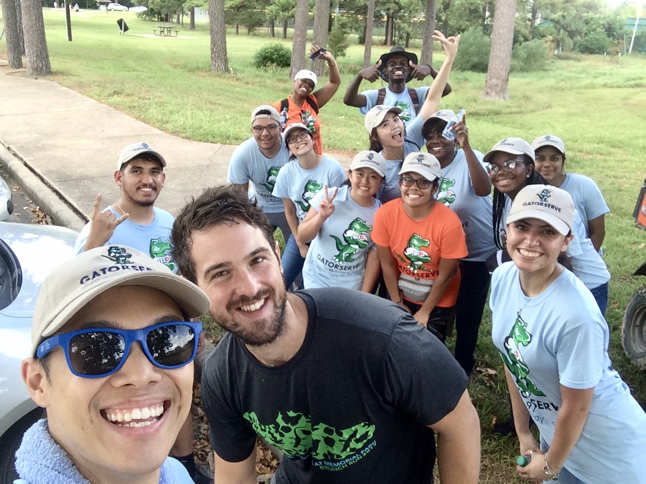 GatorServe at 9/11 Day of Remebrance Fall 2018 Small Group Photo