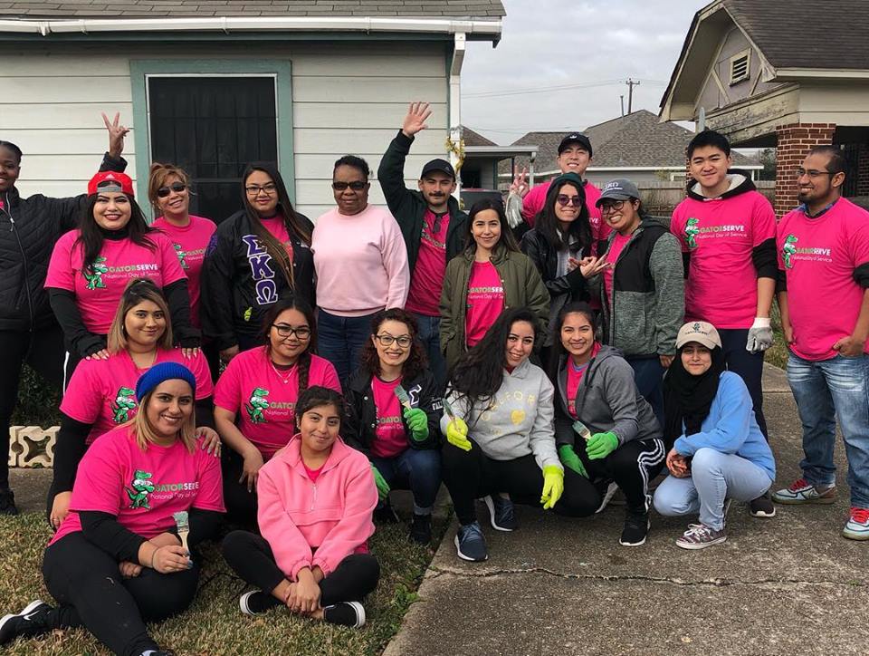 GatorServe at MLK Day Spring 2019 Small Group Photo-