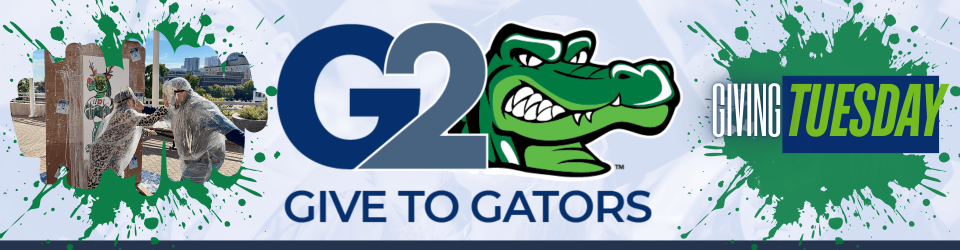 give 2 gators banner