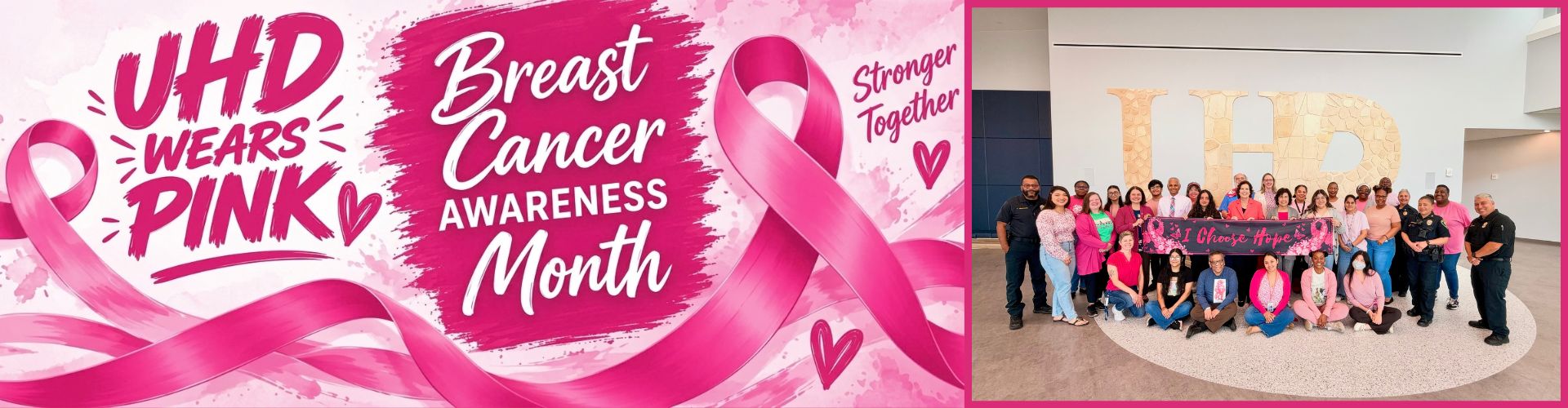 2026 UHD Breast Cancer Awareness Walk Banner
