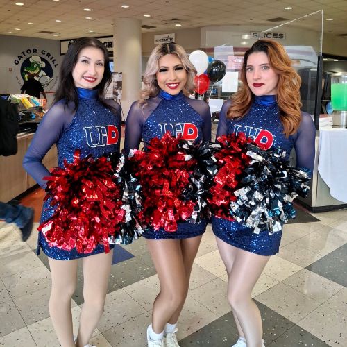 Gatorette dance team members pose for a photo