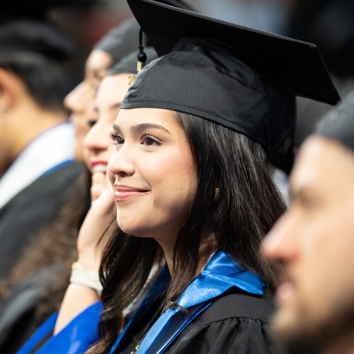 UHD student at Commencement